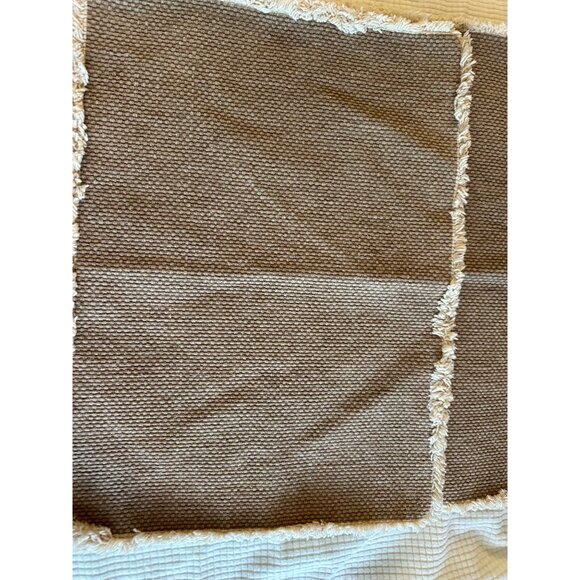 4 Better Homes & Gardens Camel Suede fringe Reversible Placemats Table Top Decor - Picture 6 of 12